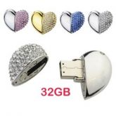 PenDrive formato Coração 32GB